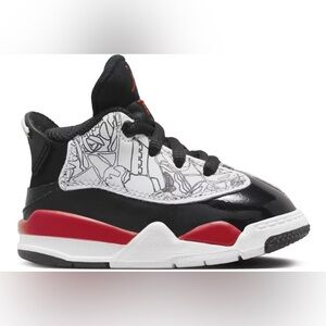 Jordan Dub Zero White Black Fire Red (TD)